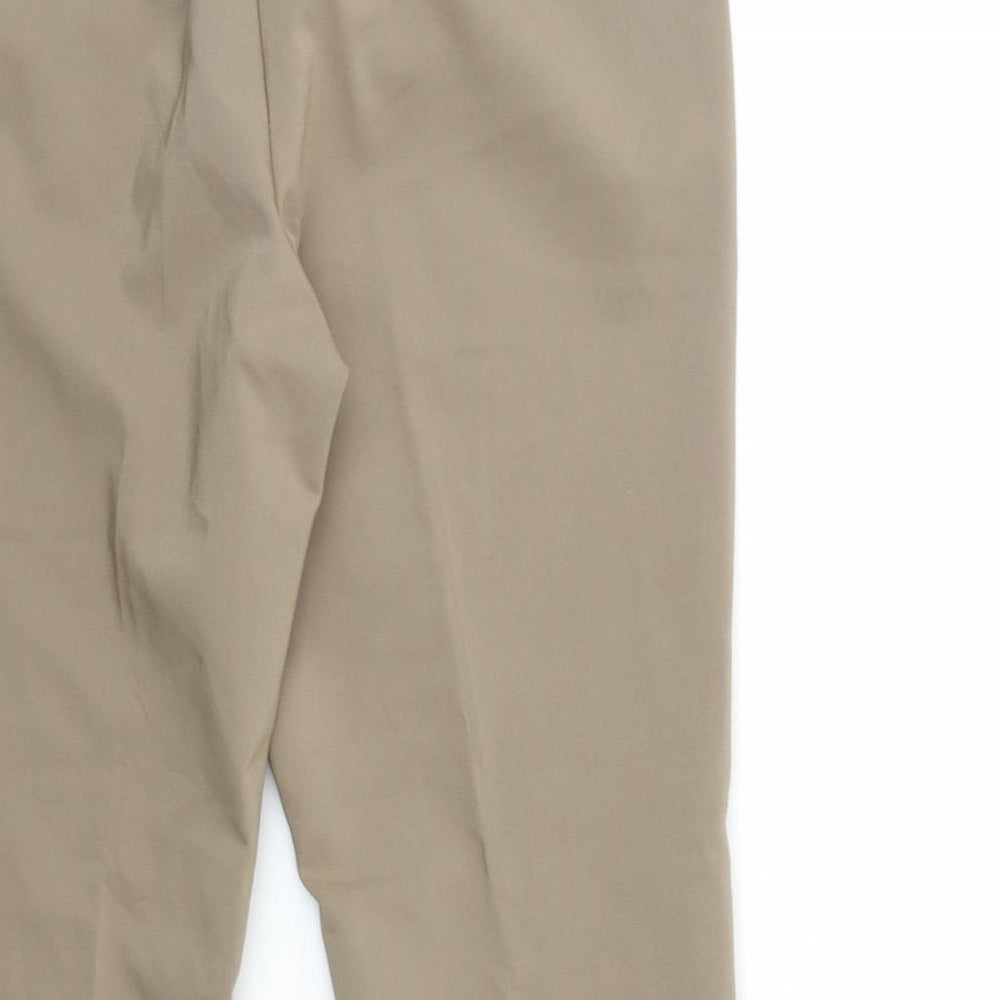 Preworn Womens Beige Trousers Size 30 in L28 in