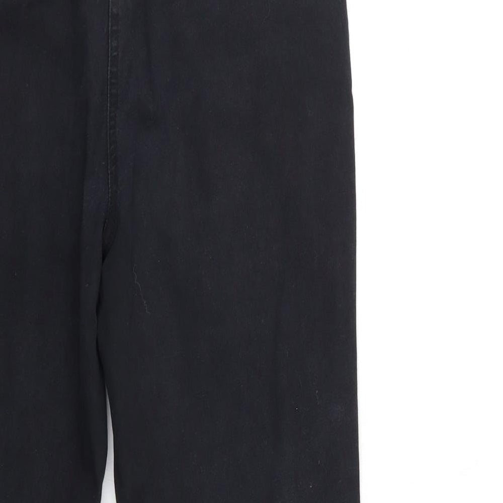 George Womens Black Trousers Size 12 L26 in