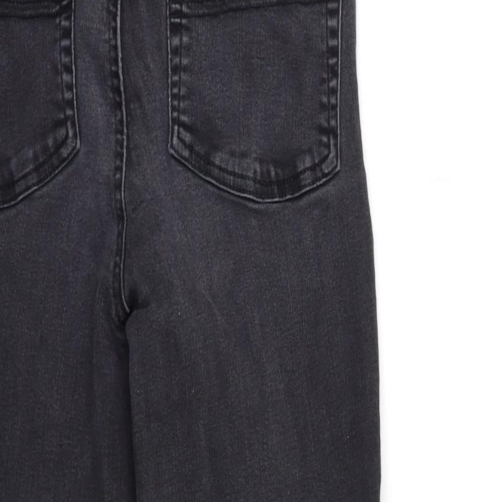 COLLUSION Womens Black Denim Skinny Jeans Size 28 in L30 in