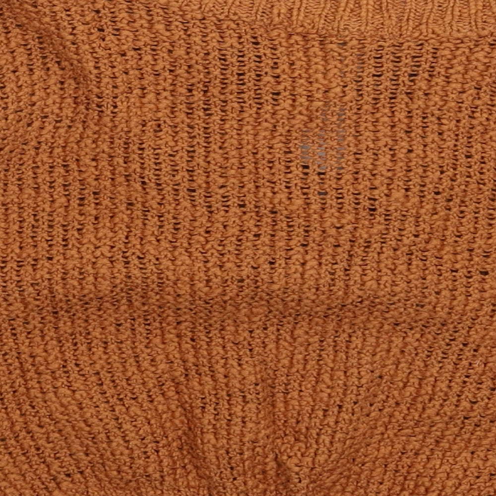 River Island Womens Brown Knit Pullover Jumper Size 10