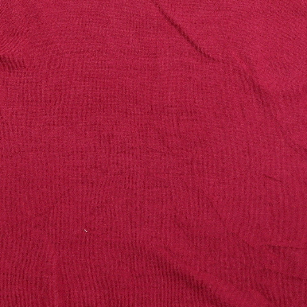 Marks and Spencer Womens Pink Knit Pullover Jumper Size 16