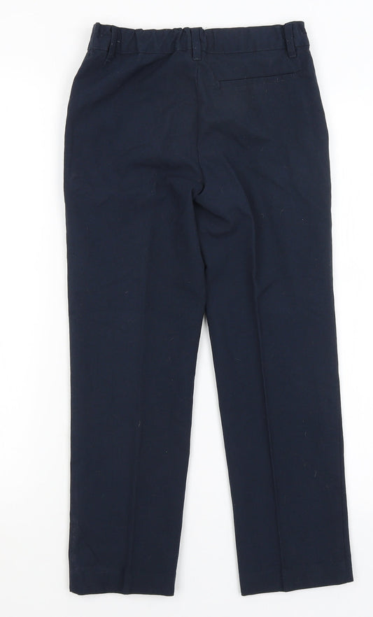 M&S Boys Blue Dress Pants Trousers Size 8-9 Years