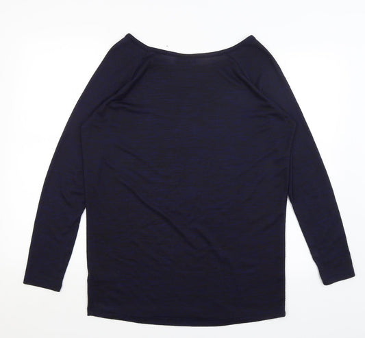 Topshop Womens Blue Basic T-Shirt Size 8