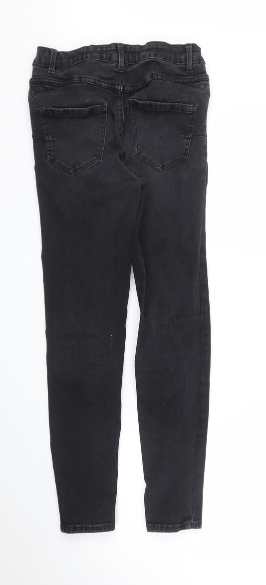 New Look Womens Black Denim Skinny Jeans Size 8 L26 in