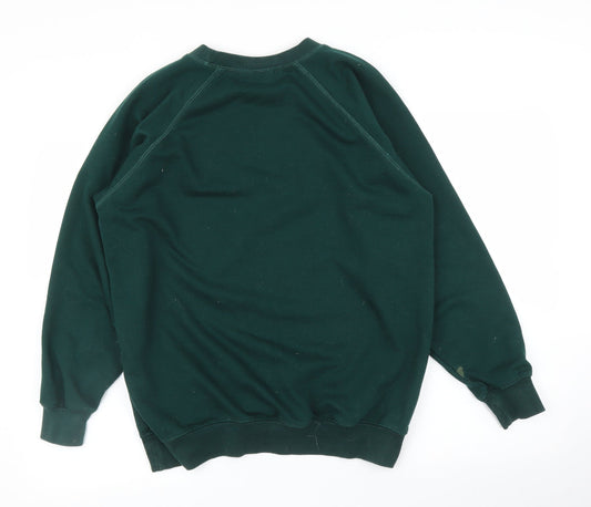 Blue Max Mens Green Pullover Jumper Size M