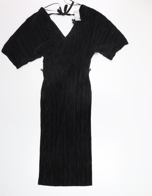 River Island Womens Black A-Line Size 6