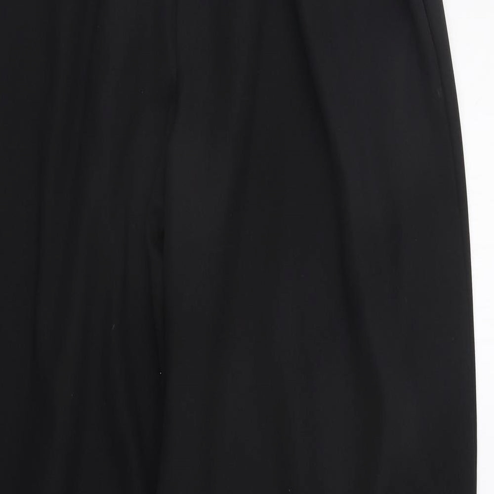 CANDA Womens Black Trousers Size 14 L28 in