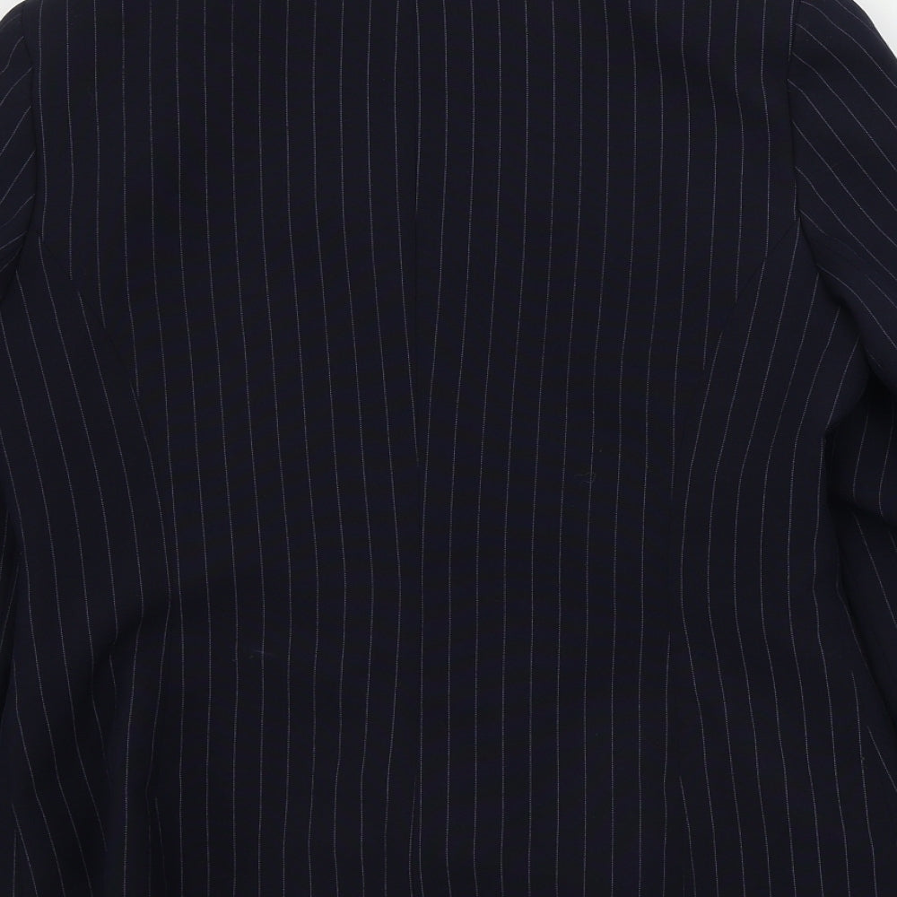 Dorothy Perkins Womens Blue Striped Jacket Blazer Size 12