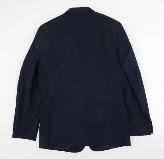Cotton Traders Mens Blue Jacket Blazer Size 38