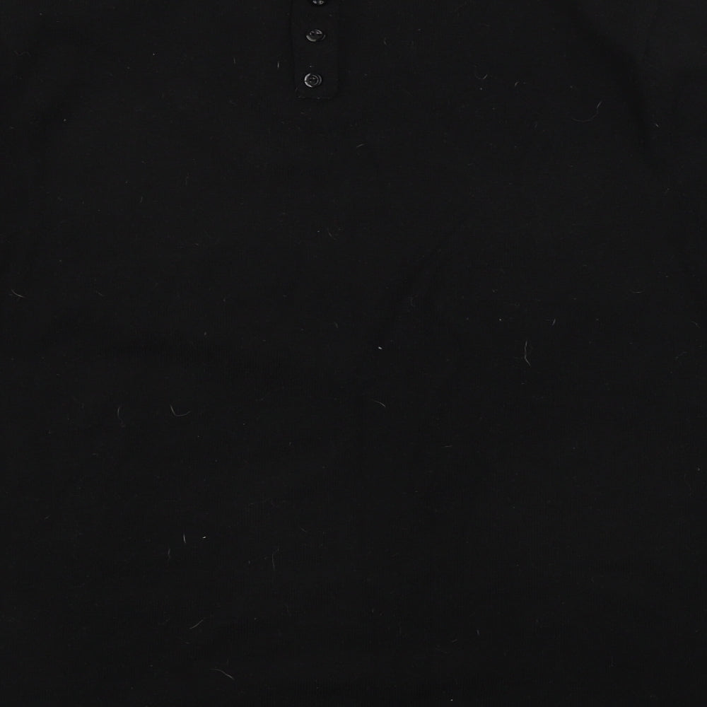 Preworn Womens Black Pullover Jumper Size 18