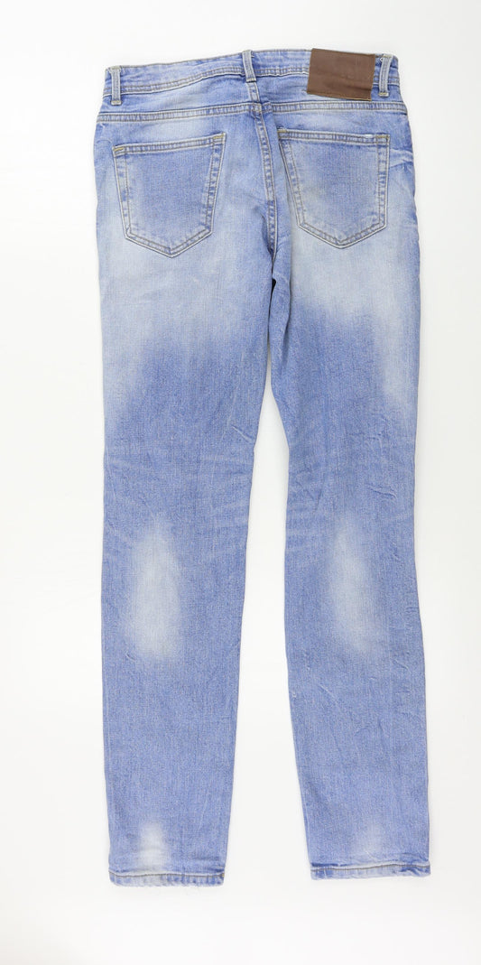 denim co Mens Blue Skinny Jeans Size 28 in L32 in