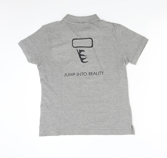 Clique Womens Grey Basic Polo Size M - Jump into Reality