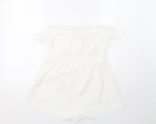 New Look Womens White Playsuit One-Piece