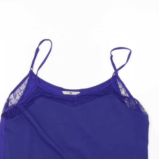 Sainsburys Womens Purple Basic T-Shirt Size 14