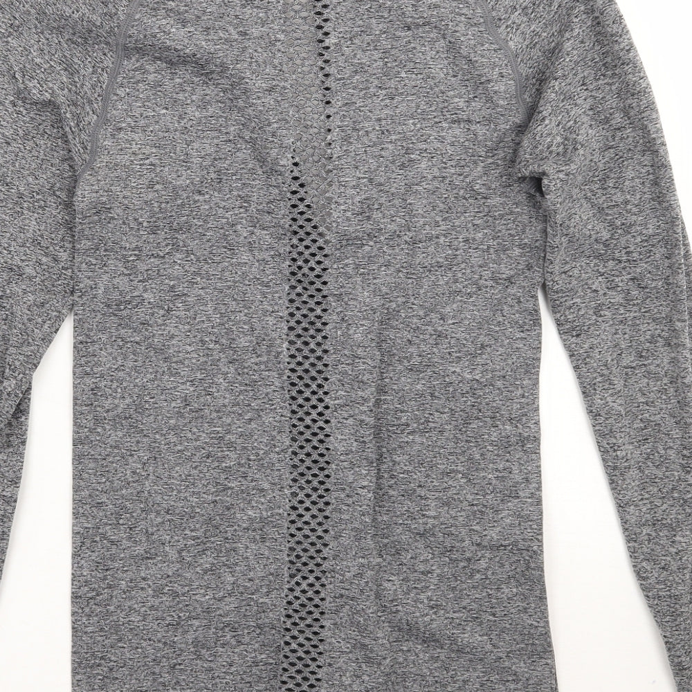 Work out Womens Grey Jacket Coat Size 6