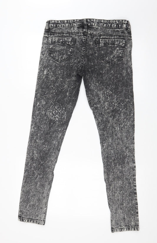 YFK Womens Black Skinny Jeans Size 31 in L29 in