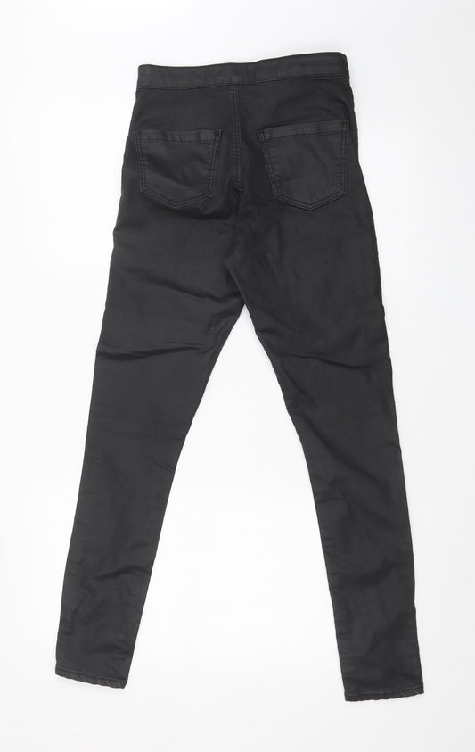 Topshop Womens Black Skinny Jeans Size 28 in L32 in