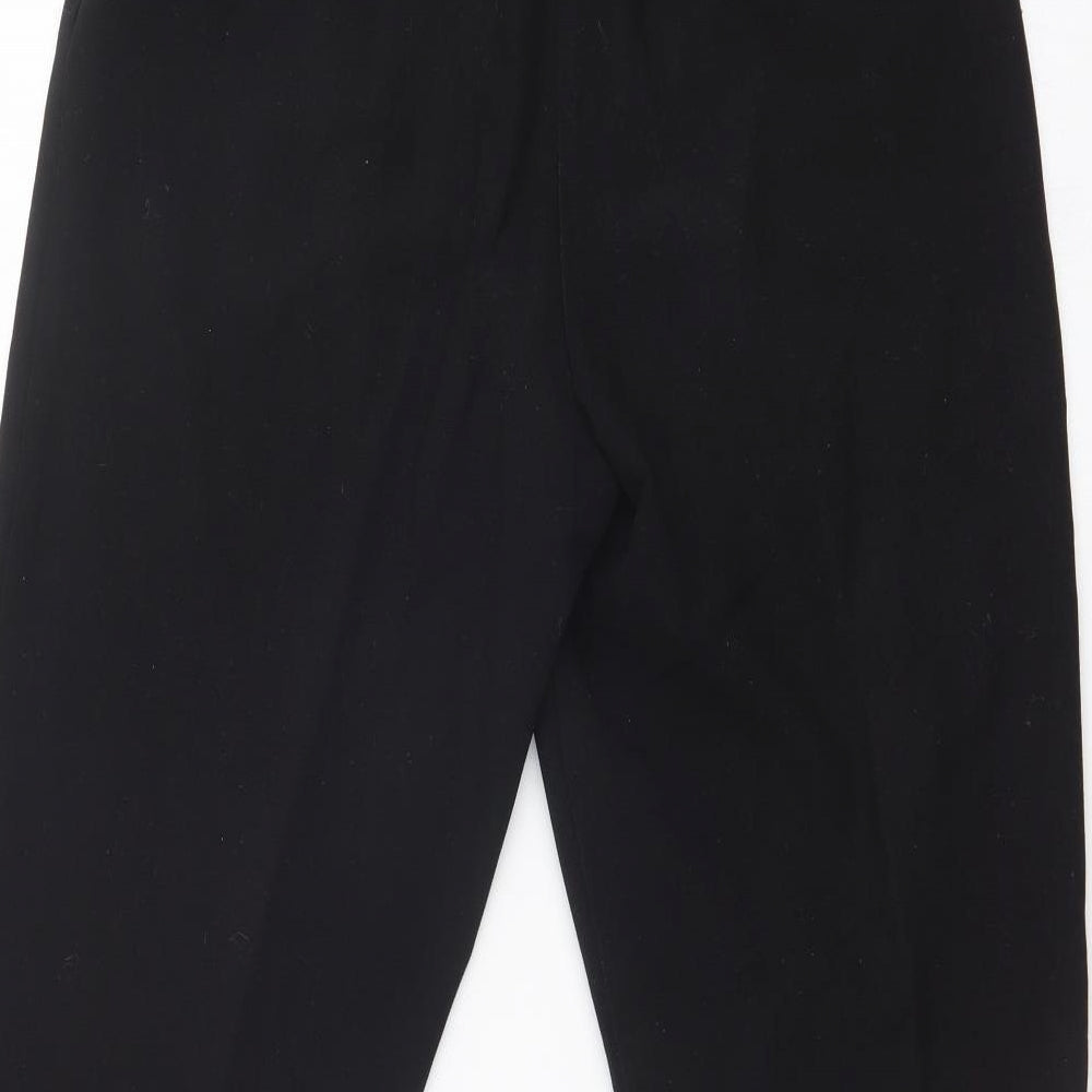 CLASSIC WOMAN Womens Black Trousers Size 12 L26 in