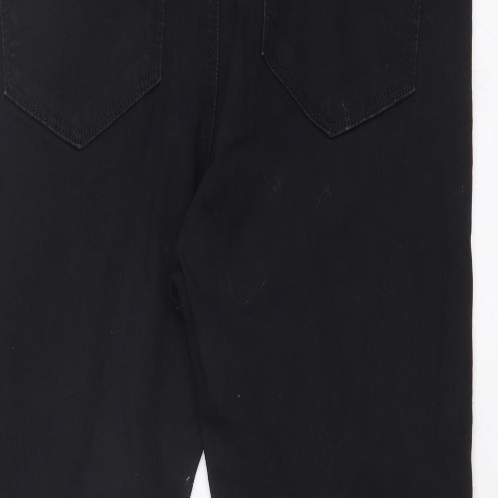 Topshop Womens Black Denim Skinny Jeans Size 32 in L32 in