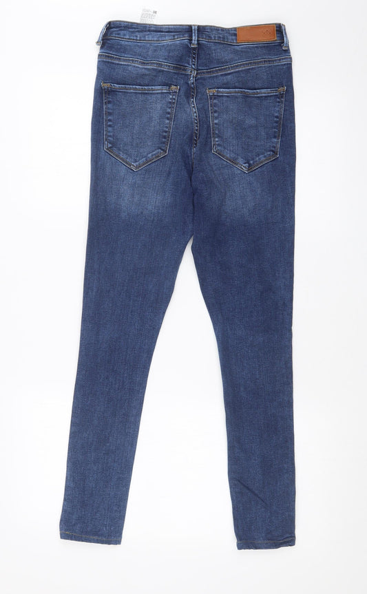 VERO MODA Womens Blue Skinny Jeans Size 28 in L32 in