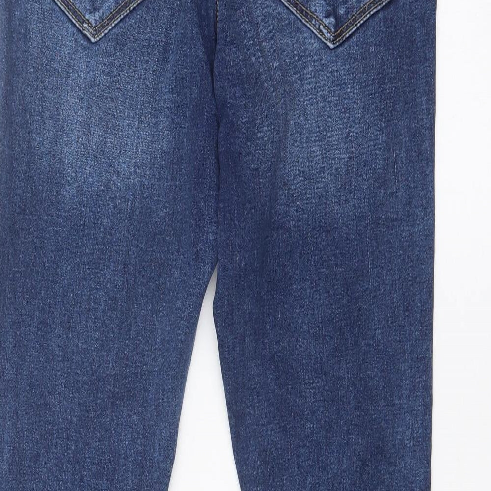 VERO MODA Womens Blue Skinny Jeans Size 28 in L32 in