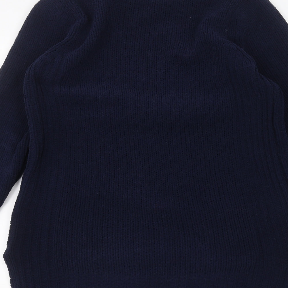 George Womens Blue Pullover Jumper Size S