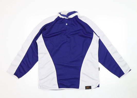 Falcon Mens Blue Polo Size L