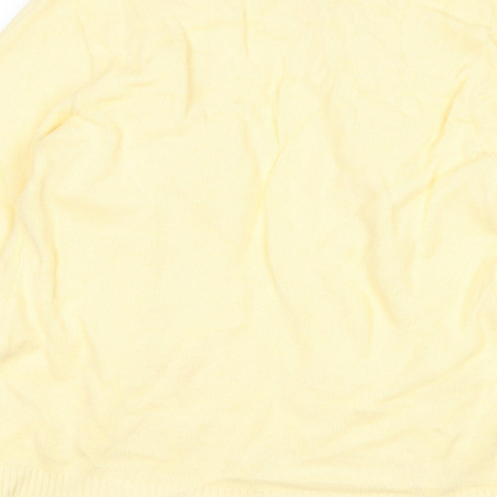 Lizzi Clarke Womens Yellow Pullover Jumper Size M