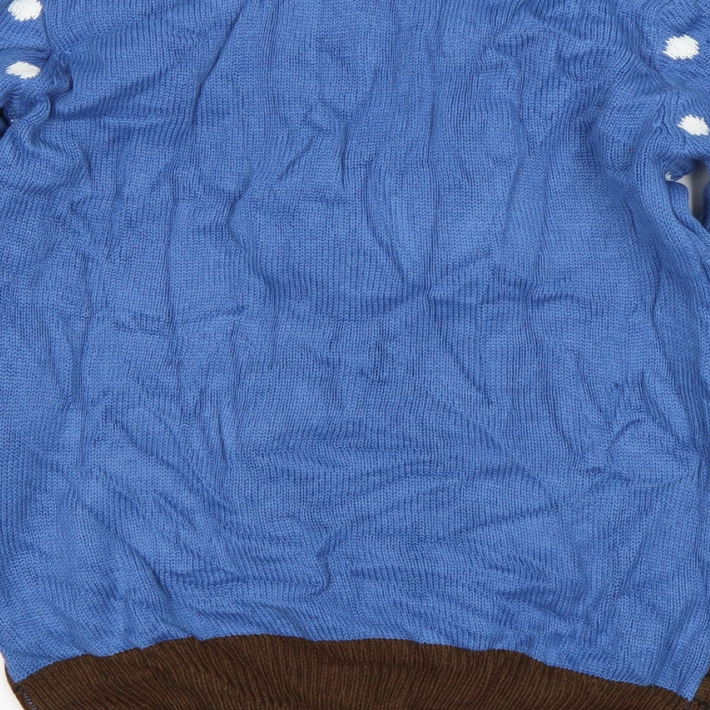 Cedar Wood State Mens Multicoloured Pullover Jumper Size M