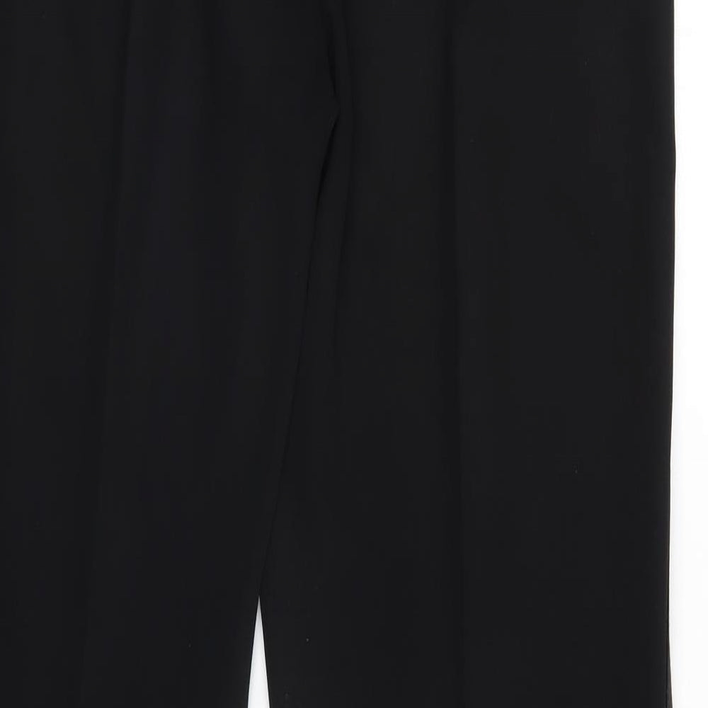 Planet Womens Black Trousers Size 8 L32 in