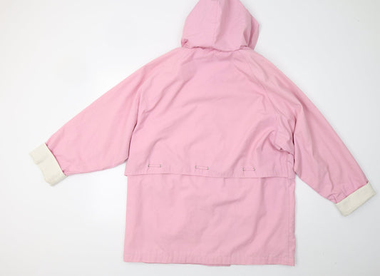 Knightsbridge Womens Pink Overcoat Blazer Size 14