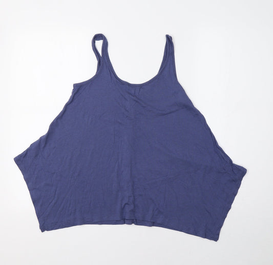 New Look Womens Blue Basic Tank Size 8