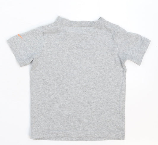 Denim & Co. Boys Grey Basic T-Shirt Size 3-4 Years