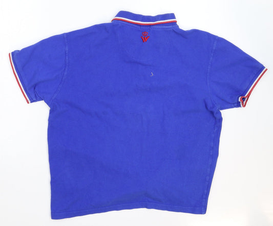 Warrior Boys Blue Basic Polo Size XL