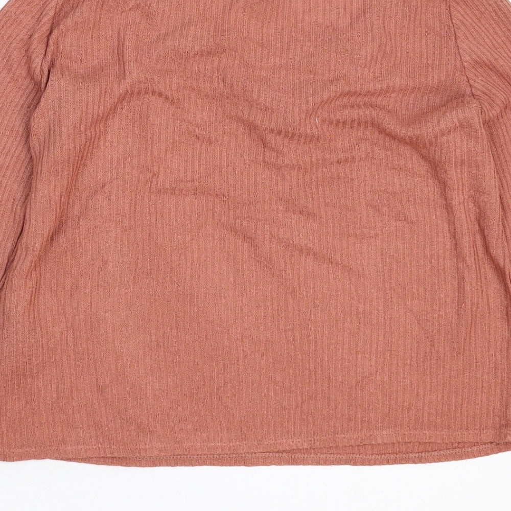 Divided Womens Beige Knit Pullover Jumper Size XS