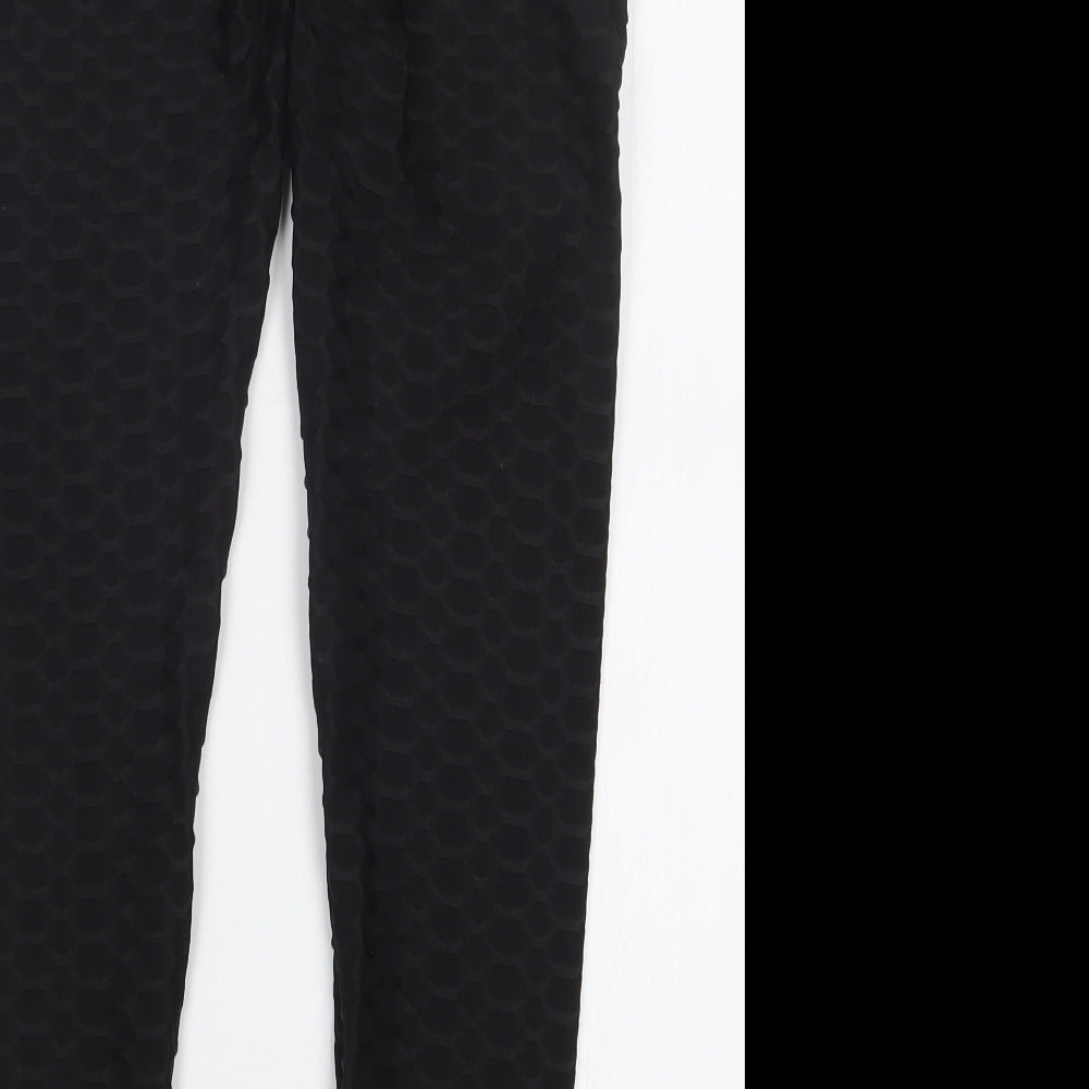 Preworn Womens Black Trousers Size M L24 in