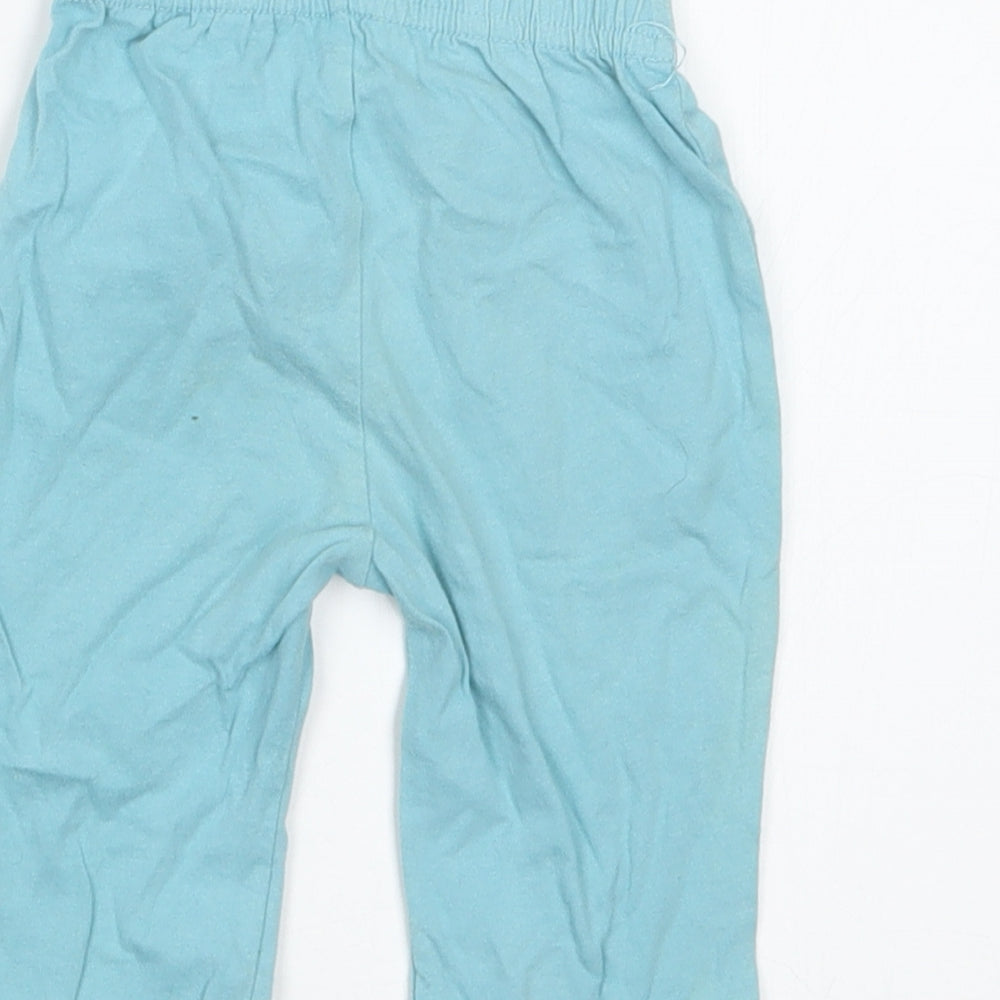 Cherokee Girls Blue Capri Trousers Size 3-6 Months