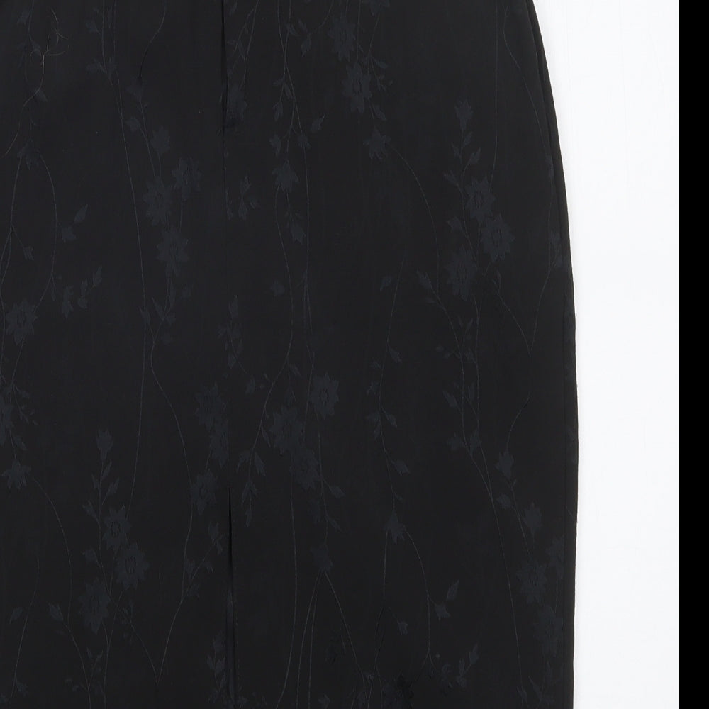 Preworn Womens Black Straight & Pencil Skirt Size 12