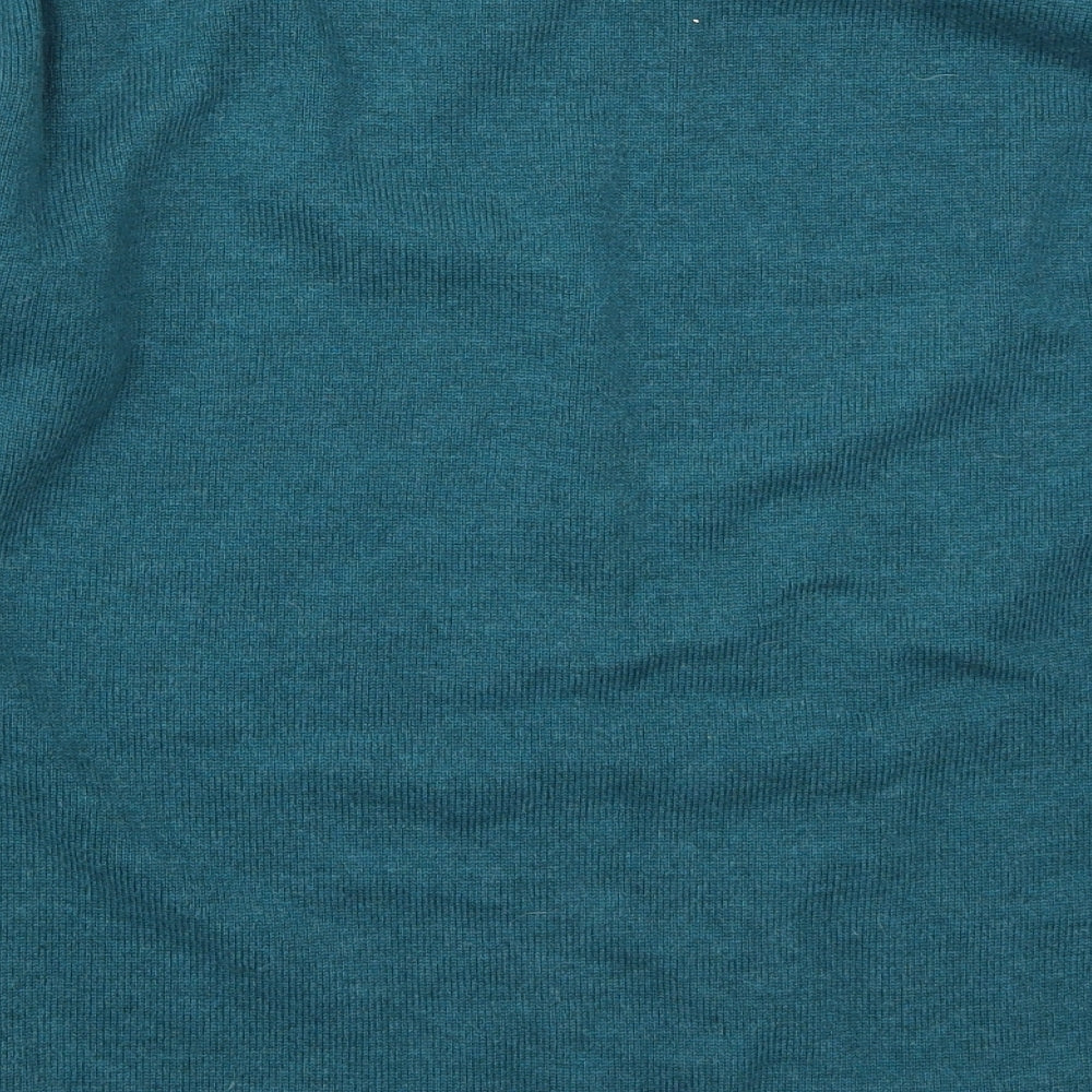 Monsoon Womens Blue Knit Pullover Jumper Size S