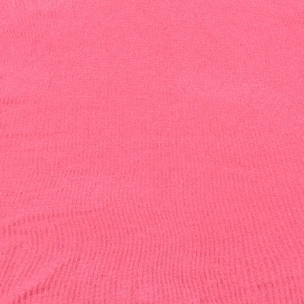 Bonmarché Womens Pink Knit Pullover Jumper Size 14