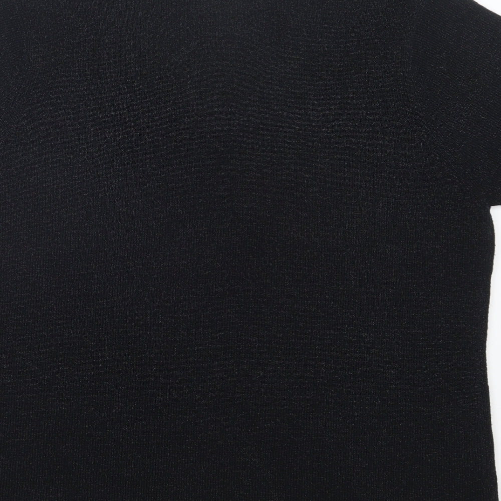 Berkertex Womens Black Pullover Jumper Size 14