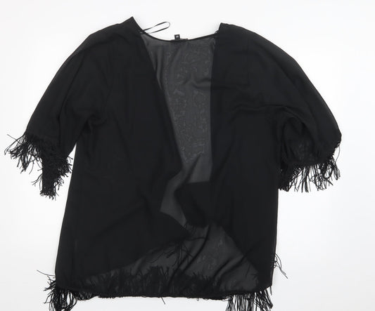 Cheeky Budha Womens Black Kimono Jacket Size M