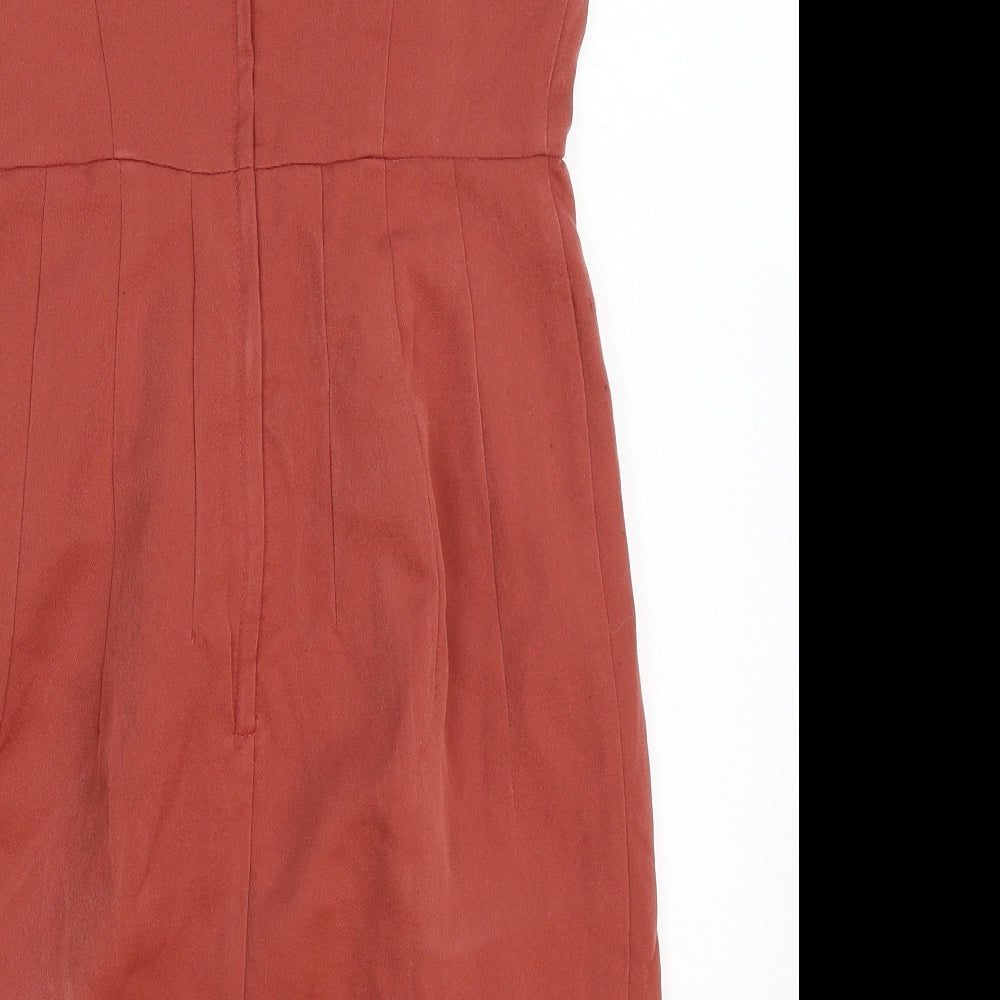 H&M Womens Beige Mini Size 8
