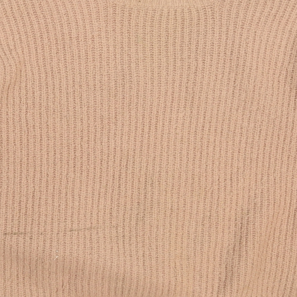 Atmosphere Womens Beige Knit Pullover Jumper Size 8 - Oversized