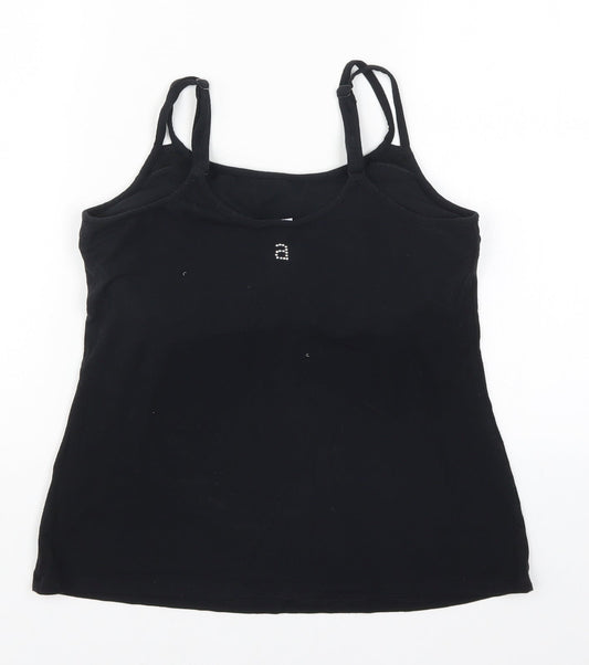 Amoena Womens Black Basic Tank Size 12