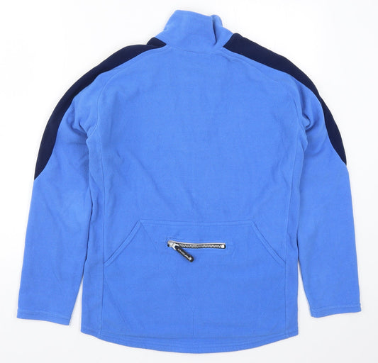 Endura Womens Blue Striped Fleece Jacket Size M