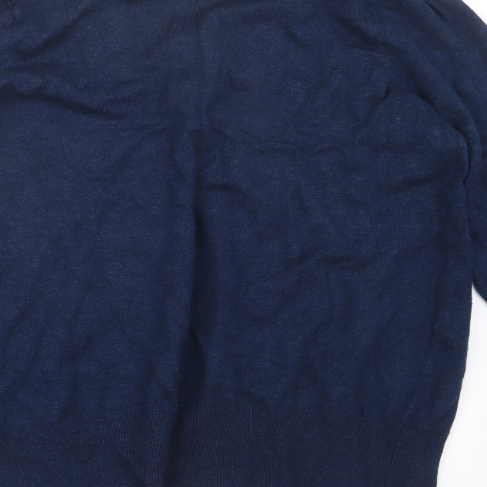 Marks and Spencer Womens Blue Cape Jumper Size 8