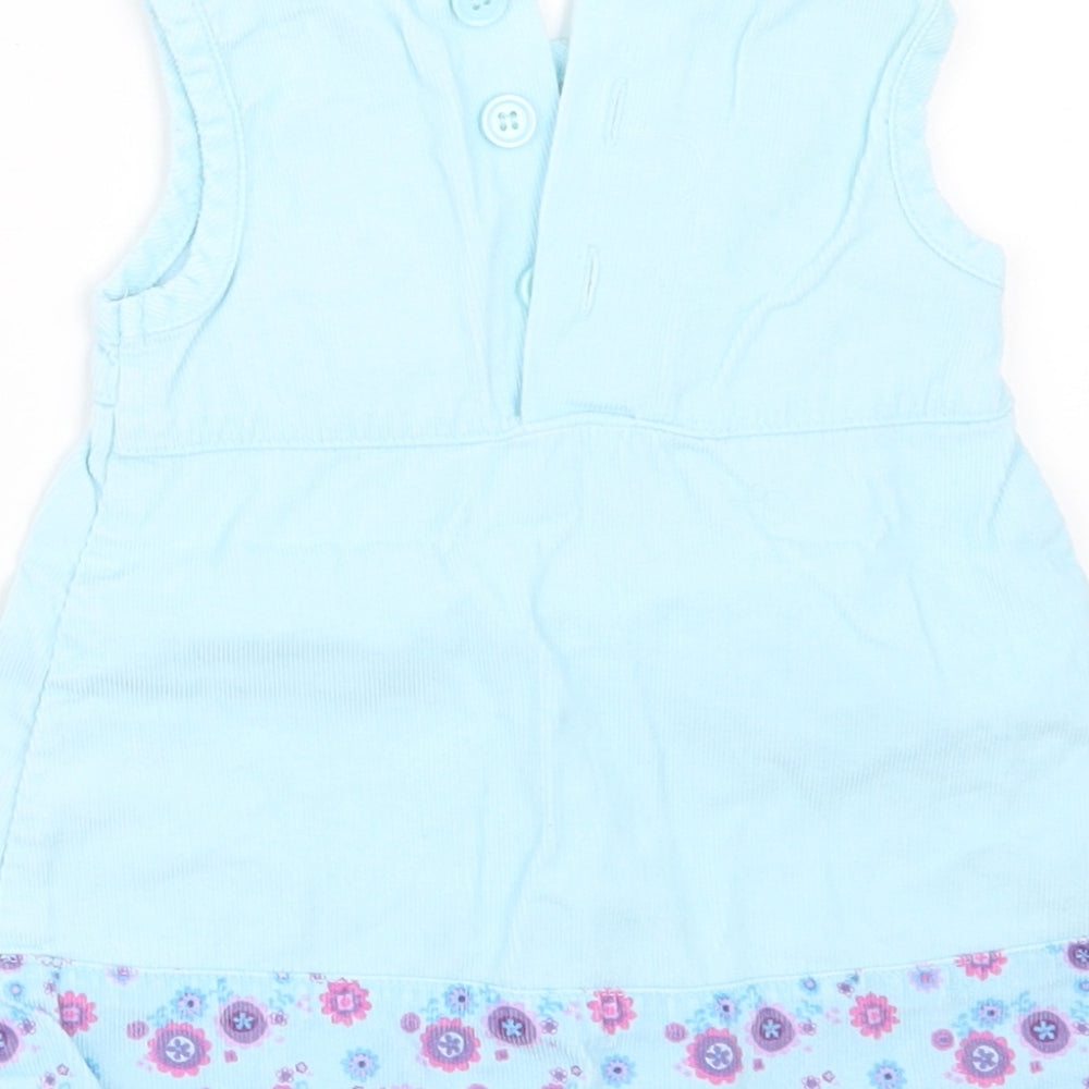Cherokee Girls Blue Pinafore/Dungaree Dress