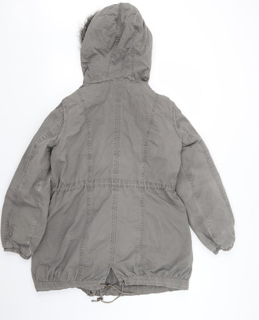 Dorothy Perkins Womens Grey Jacket Coat Size 12