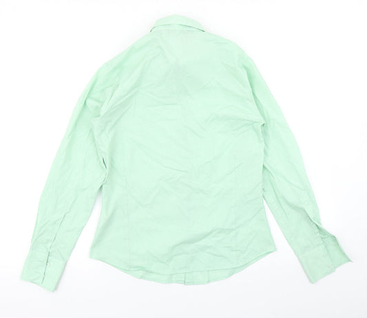 Premier Womens Green Basic Button-Up Size 6